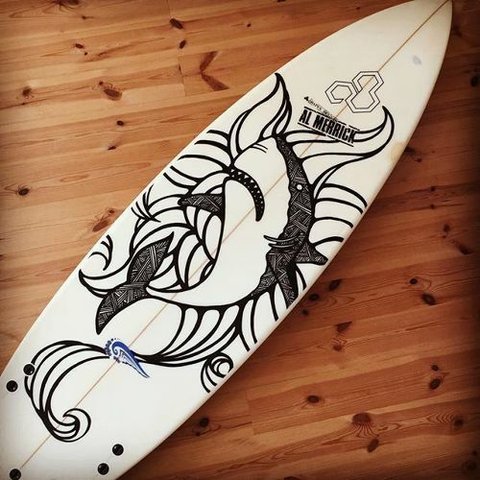 Surf Board Paint(Shark)