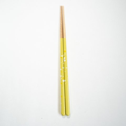 ミズタマ　イエロー　箸　23cm