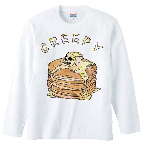 [ロングスリーブTシャツ] Creepy pancake