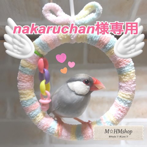 セキセイインコサイズ ハンギング リングパーチ ベッド