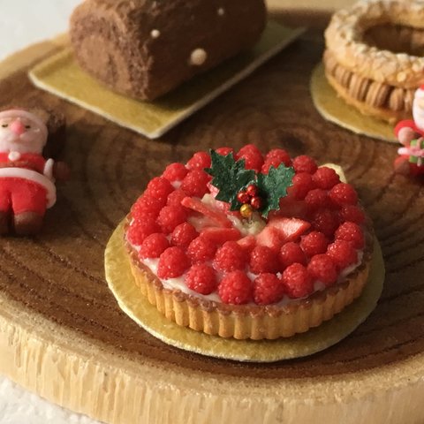 クリスマスケーキ&サンタクロース