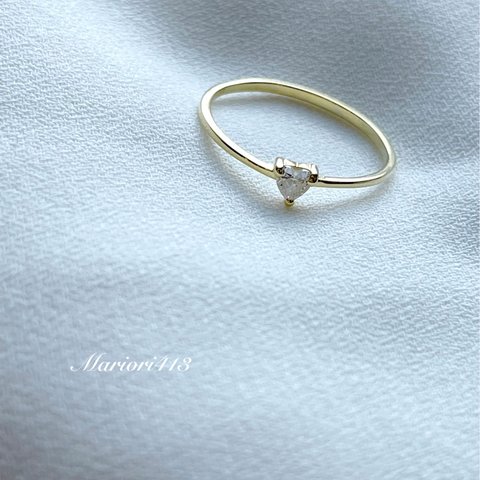 一粒♡ジルコニアring♡