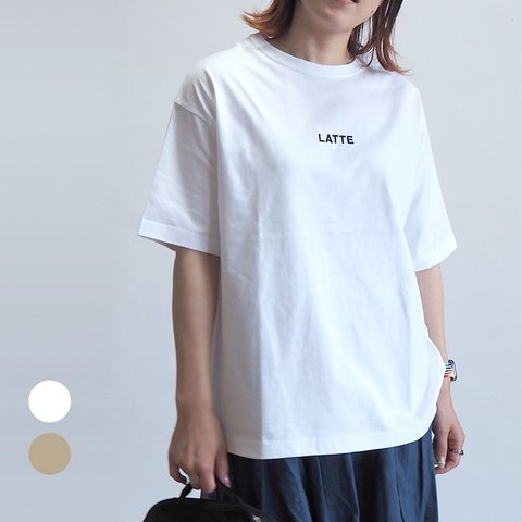 ビッグシルエット LATTE Tシャツ ２色展開