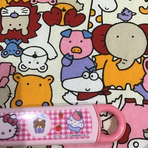 【再8】動物いっぱいA4❤️20×30両面可愛いランチョンマット