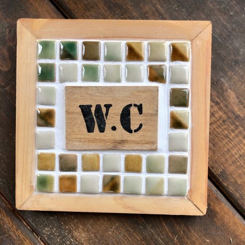 サインプレート　WC