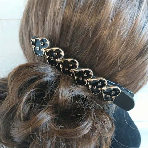 ハートヘアクリップ