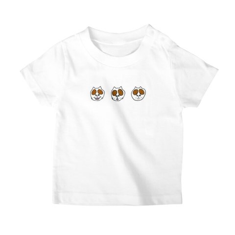 にらめっこ　キッズTシャツ