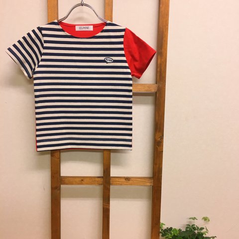 【110サイズ】バイカラーTシャツ