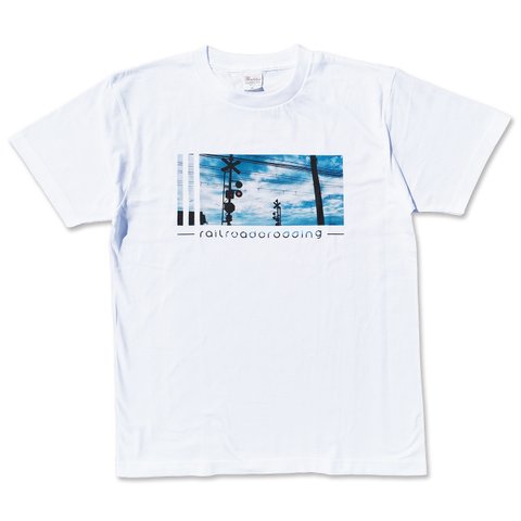 踏切 Tシャツ 半袖 ユニセックス メンズ レディース 夏 風景