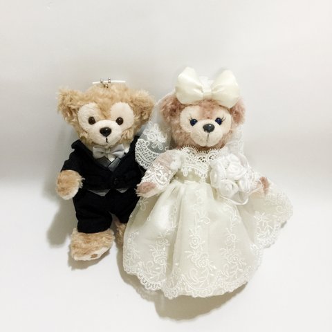 Duffy ダッフィ シェリーメイ バッジ ハンドメイド 【ウェディングセット】