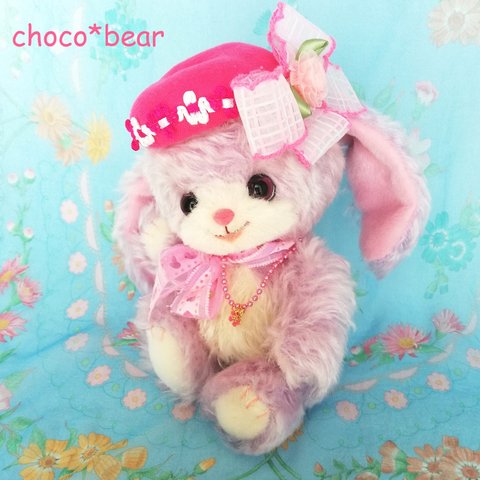 choco*bear　ロップイヤー　最高級キッドモヘア　