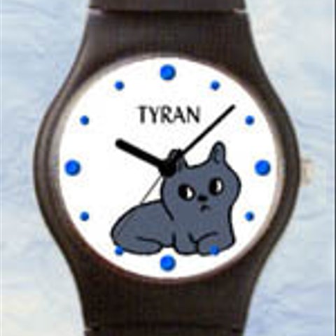 猫[CAT]-TYRAN腕時計-W1-TR ランマ♪