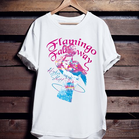 バスケTシャツ「Flamingo Fadeaway」