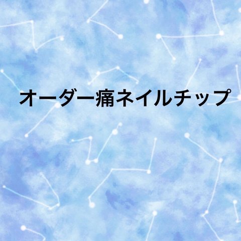 オーダー痛ネイルチップ　