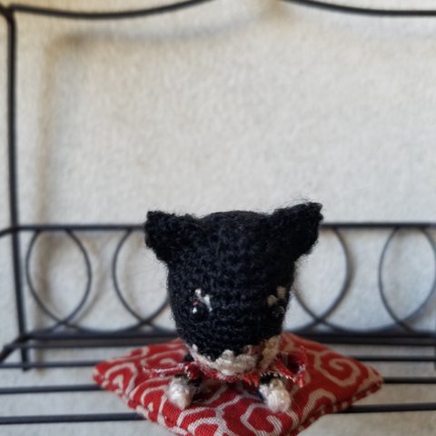 小さな編み犬6