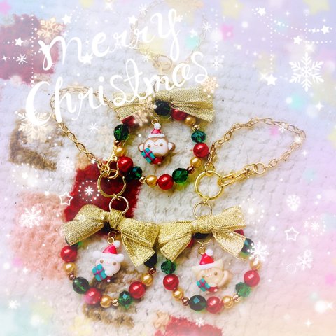 小さなクリスマスリース🎄バッグチャーム