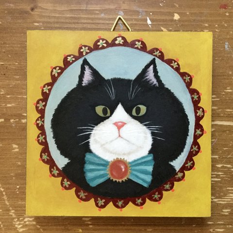 【原画】マスク猫ちゃんの肖像画