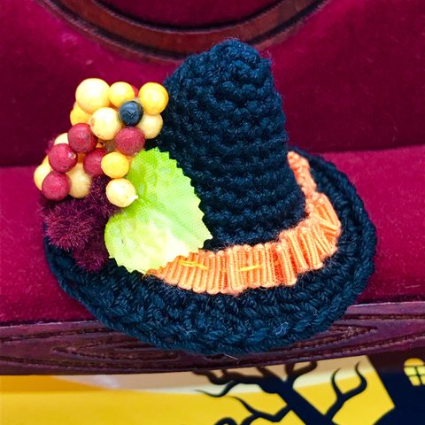 ハロウィン特集！魔女帽子黒とオレンジの帽子