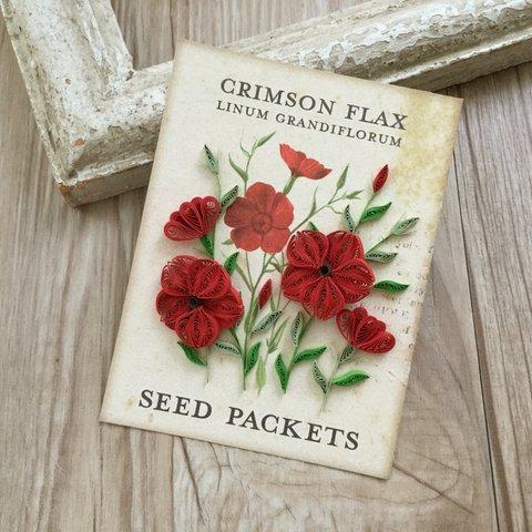 SEED PACKETS Collection Vol.1『CRIMSON FLAX』