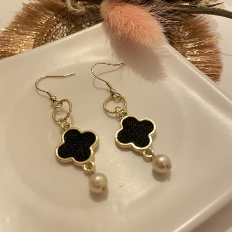 きれいめパール付ピアス