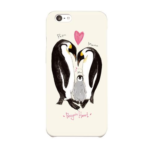 【全機種対応】ペンギン♡ハートのスマホケース　iPhone　Android