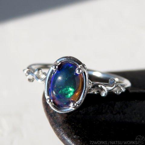 ブラックオパール リング / Ethiopian Black Opal Ring lll