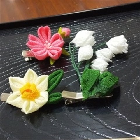 春の花の2wayプチ飾り