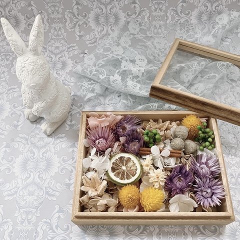 ❤︎A dried flower ❤︎ Flower box ❤︎