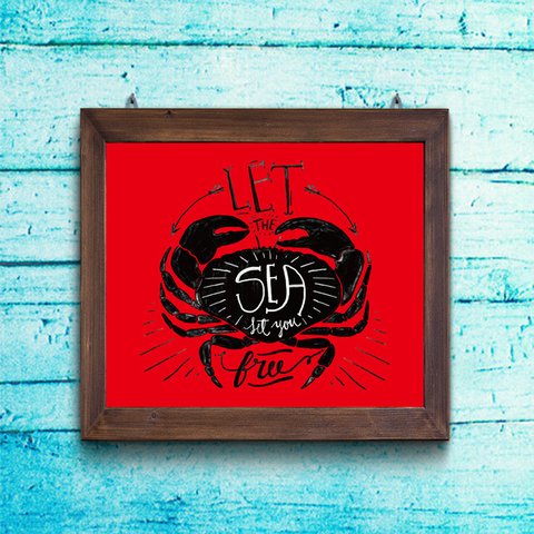 RED CRAB POSTER