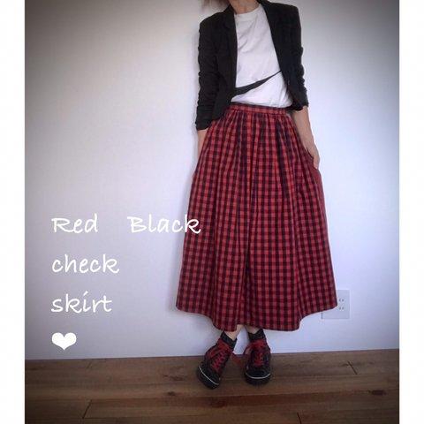 Red×Black check SK-1