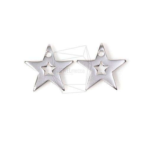 PDT-927-MR【2個入り】スターアウトラインペンダント,Star Outline Pendant