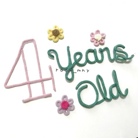 【New】年齢『Years Old』⭐︎ビッグサイズ用