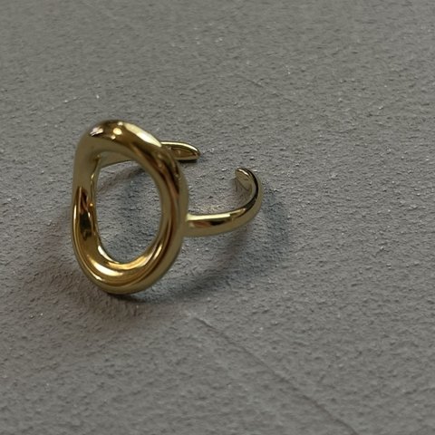 round ring gold 約17号