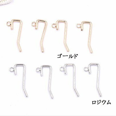 M3232-10-R 20個 大特価 !ポニーフック ヘアアクセサリー カン付 14×31mm 2X 【10ヶ】 