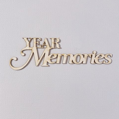 [YEAR Memories]タイトルチップボード（2つ入）