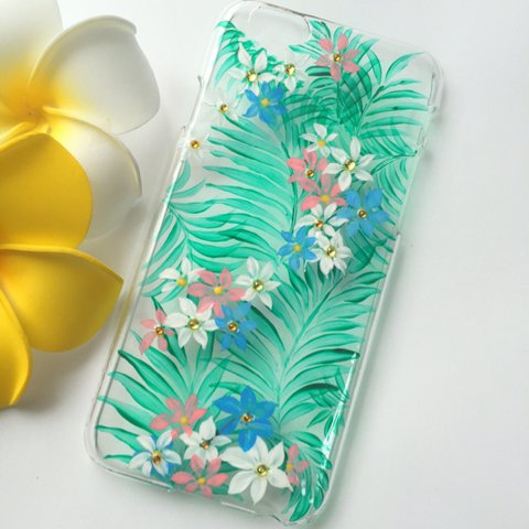 可愛い小花ボタニカルiPhone６/６Sケース