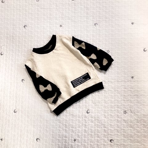 小さめ90cmモノトーンのsweat shirt