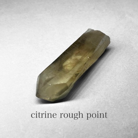 citrine rough point / シトリンラフポイント 3：ファントム