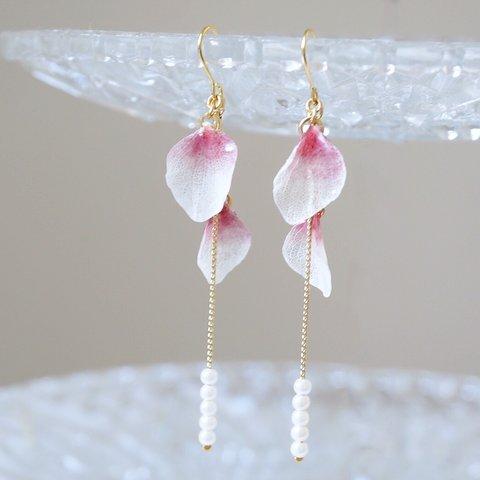 揺れる桜jewelryピアス/イヤリング