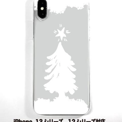 送料無料 iPhone14シリーズ対応  ソフトケース クリスマスツリー2