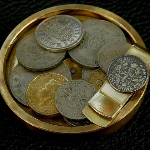 ＃M８  USA Coin Money Clip