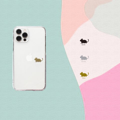 りんごを見つけたデグーiPhoneケース スマホケース iPhone15〜 