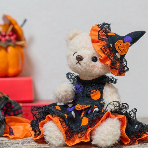 ハロウィンワンピースベア  22cm