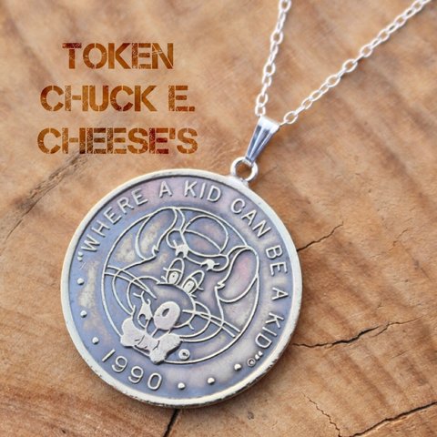 TOKEN Chuck E. Cheese’s ① アメリカ コイン ネックレス