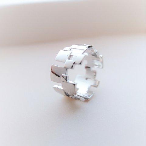 Square floating ring~シルバー~ 