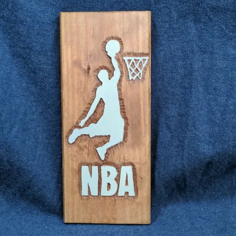 バスケ アート プレート NBA バスケットボール nba 木工 ハンドメイド
