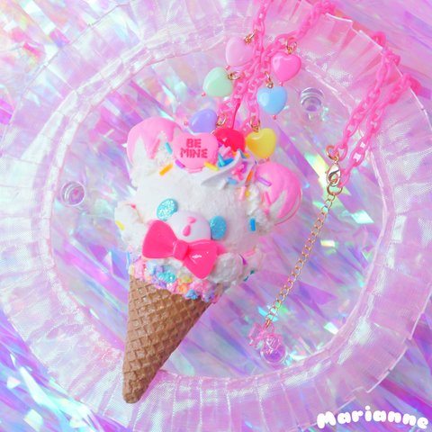 くまちゃんアイスネックレス🧸BE MINE💗