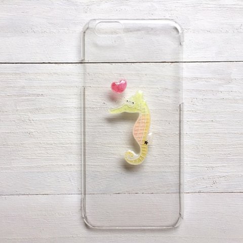 スマホケース  タツノオトシゴ