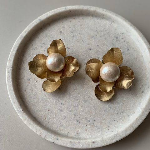 【sprout】gold/pierce/earring