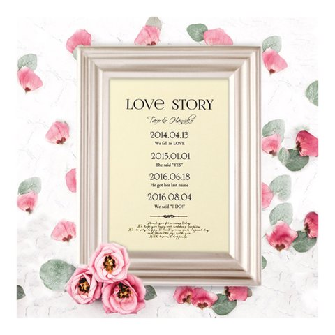 ラブストーリー LoveStory (名前・日付入れ) 